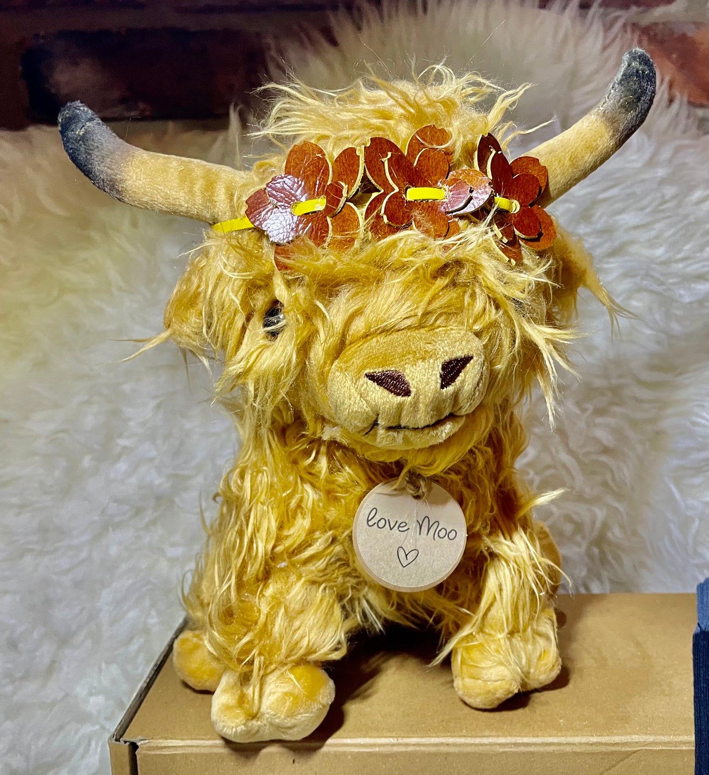 Highland Cow Soft Toy Gift Box Set