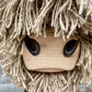 Wall Mounted Jute Highland Cow Head