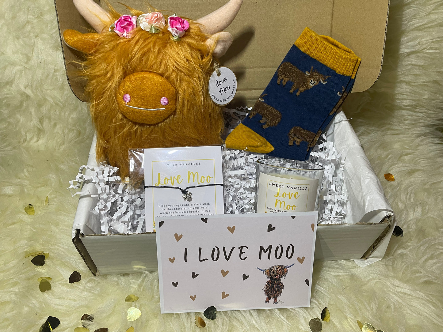 Highland Cow Gnome Gift Box Set